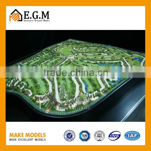 Customize Golf Course Architecture Scale Model Building Model Maker