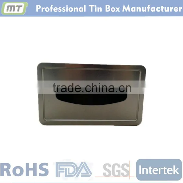 Metal Rectangular Tissue Tin Box for Household Articles photo-5