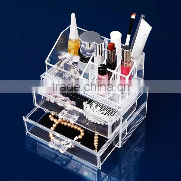 Small Plastic Drawer Cosmetic Display Box