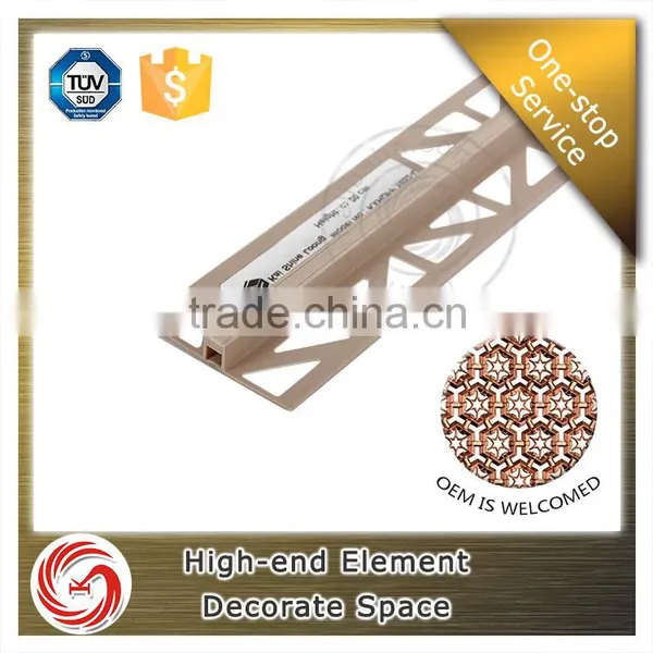 Floor Accessories Black Effect PVC Ceramic Tile Expansion Joint