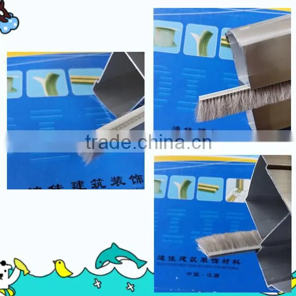Best Aluminum Profile Accessories Non-silicone Wool Pile DJ508