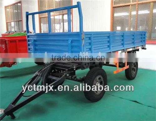 Tractor Drag Two Wheels 3 Tons Farm Trailers for Sale photo-6