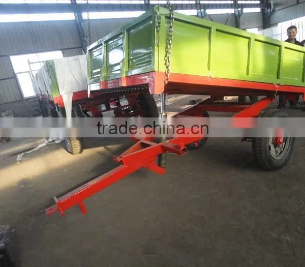 2T Europe Dump Trailer, Tractor Tipping Trailer, photo-2