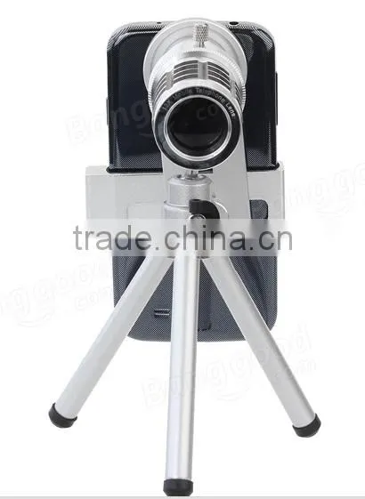 12X Universal Zoom Lens Tripod Camera Telescope For Mobile Phone photo-2