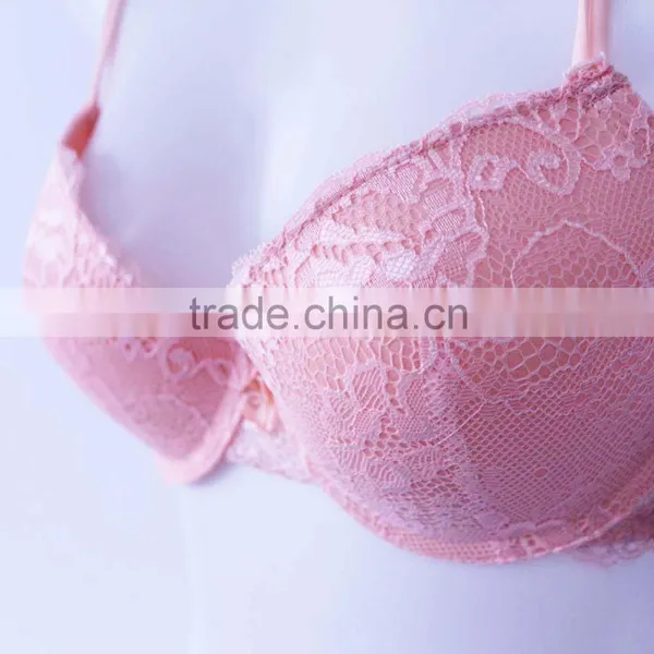 China Bra Factory Foam Cup With Lace Ladies Hot Sexy Fashion Bra photo-2