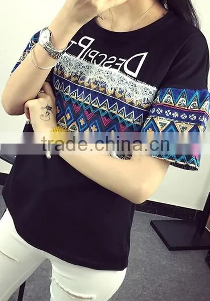 Cartoon Blouse Short-sleeved T-shirts Students Leisure Large Size Shirt of China Style t Shirt photo-2