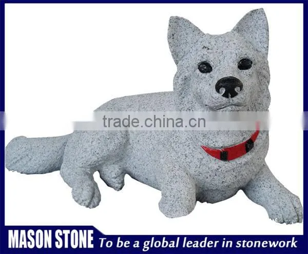 Life Size Garden fu Dog Marble Statues photo-4