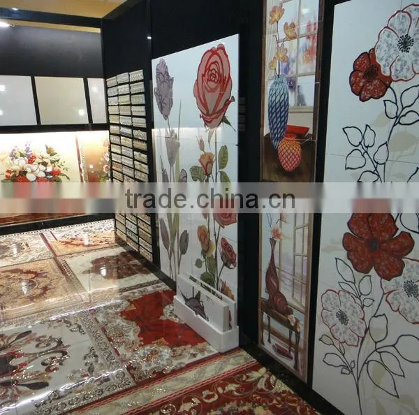 Ceramic Floor Tiles Picture With Polished Golden photo-3