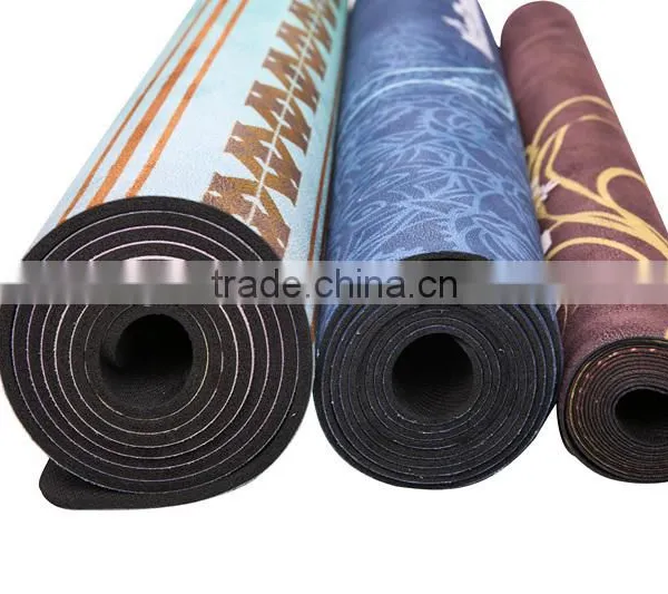 100% Natural Tree Rubber Yoga Mat Heat Sublimation Digital Printed photo-2