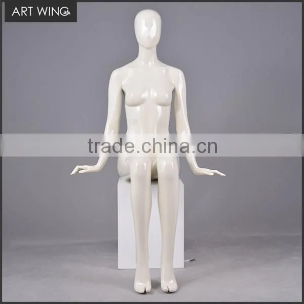 Purchase European Moving Long Leg Female Sitting Mannequins for Sale photo-6