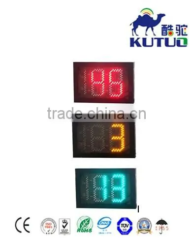 600*400 Three digits Tricolor traffic countdown timer/Led traffic countdown meter for the road