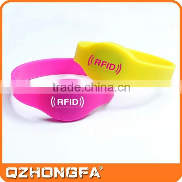 2015 Sedex Factory Silicone Woven RFID Wristband