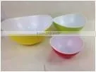 Oval Shaped Salad Bowl two color salad food bowl oval design serve bowl