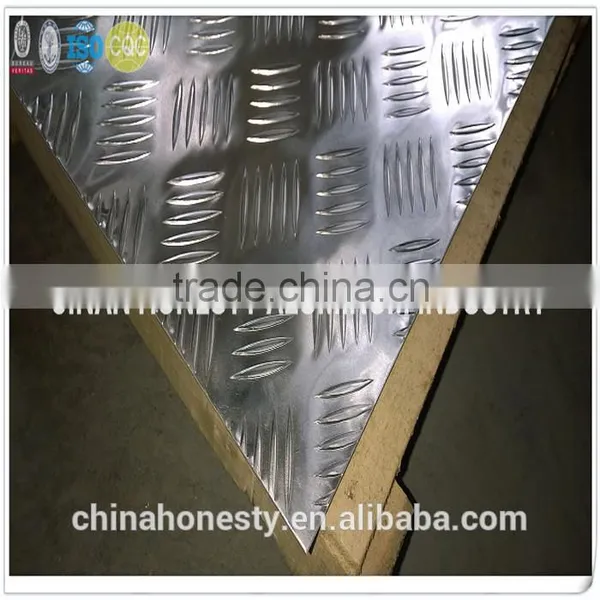 Diamond Embossed Aluminum Sheet Roofing Sheet Prices 1050 photo-2