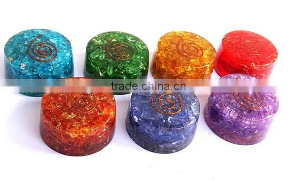 Rainbow Chakra Orgonite Tower Buster Set photo-3