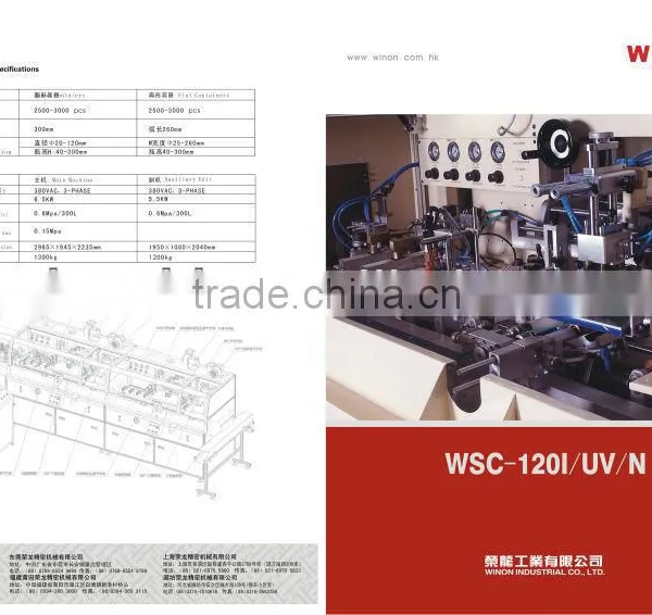 WINON WSC-120 I/UV/N Fully Automated High Speed Multi Screen Printing Machine With UV photo-3