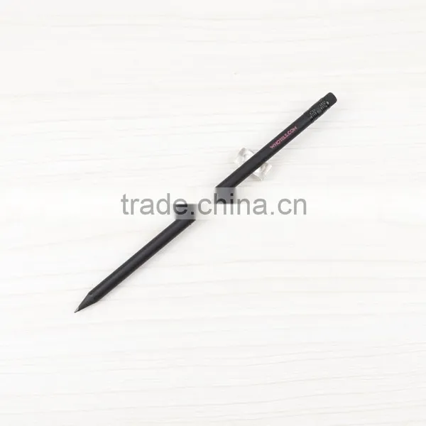 Wood Branch Pencil Black Wood Pencil With Eraser