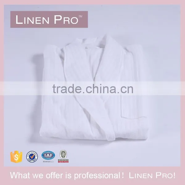 LinenPro Wholesale 5 Star Hotel Bath Robe Kimono Satin Robe photo-2