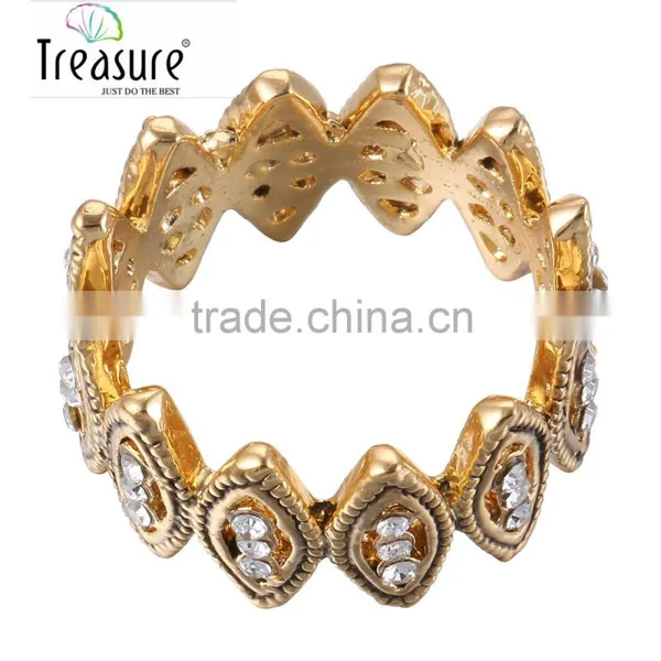 Gold Plated Jewelry Diamond Fashion Gold Ring Unisex Jewelry 2015 photo-6