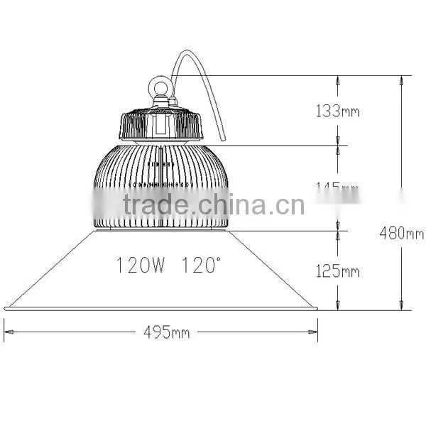 120w MWpower Supply 120w Led High Bay Light photo-6