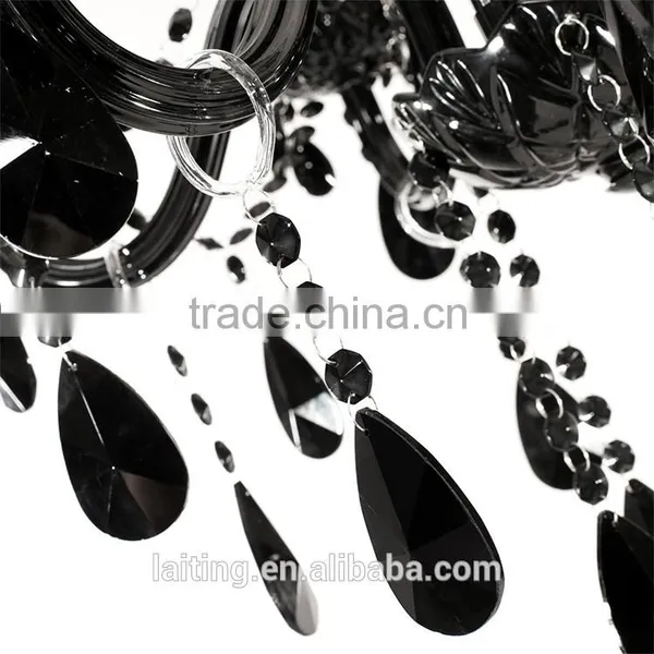 Black Crystal Glass Chandelier Lights for Ballroom Quality Choice photo-5