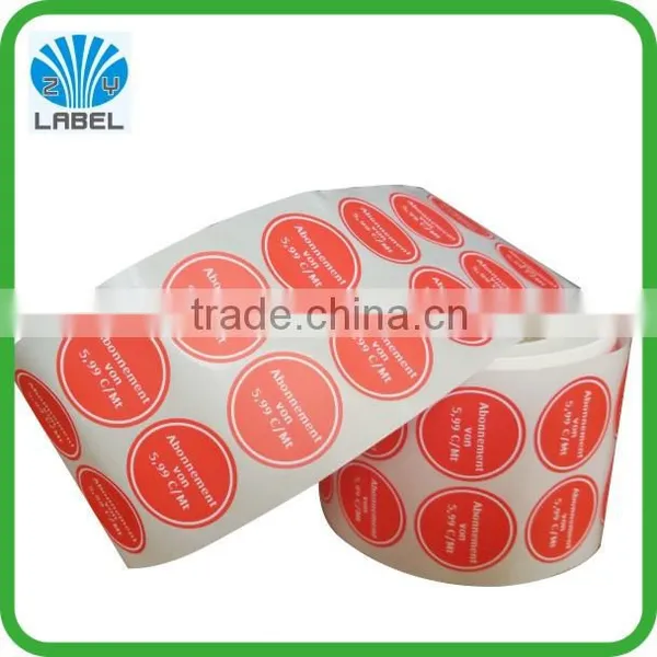 5cm Round Shape Stickers, Adhesive Art Paper Labels for Medicine Vial Label photo-3