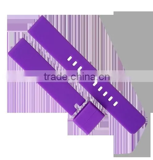 2016 Novelty Custom Design Rubber Silicone Watch Band With Logo Embossed photo-4