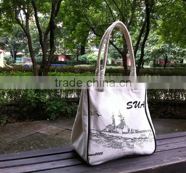 High Quality Cotton Korean Tote Bag photo-2