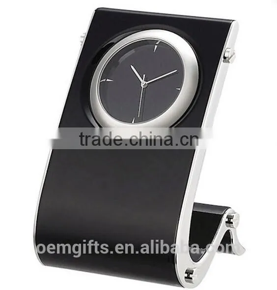 Promotion Zinc Alloy And Aluminium Alloy Designer Desk Clock photo-3