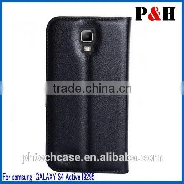 Stylish Hot Selling Wallet Leather Case for Samsung Galaxy s4 Active I9295 photo-5