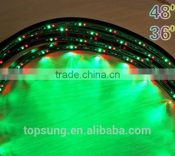 Amazing LED Car Neon Light 4pcs Set w/ Remote Control