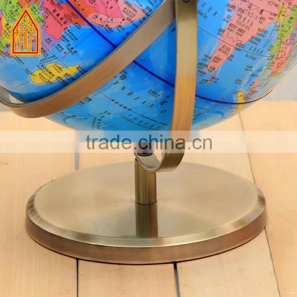 Large Stainless Steel SS World Globe Plastic Globe photo-4