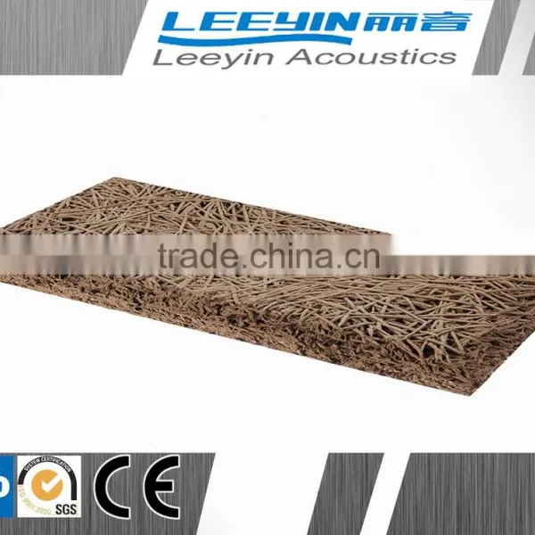 Special And Anti-fire Sand Surface Mineral Wool Board Acoustic Panel For Concert Hall