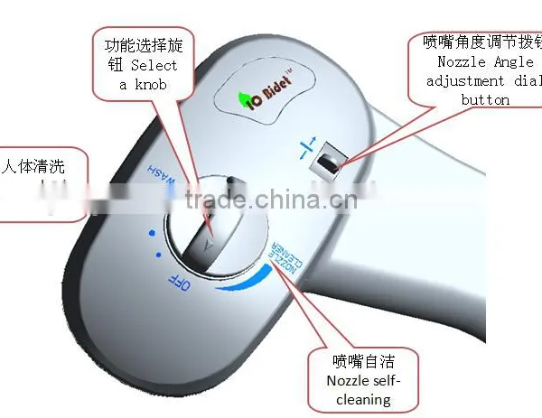 No-power Bidet Toilet Seat Spray Nozzles Toilet Shattaf photo-4
