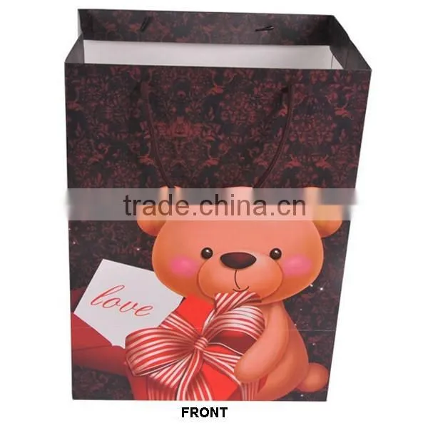Lovely Bear Dark Color Paper Shopping Bag photo-2