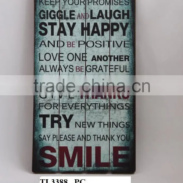Home Decoration Wooden Plaque Painting photo-4
