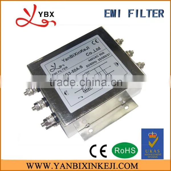 AC Power Line Filter,50A 380V Three Phase