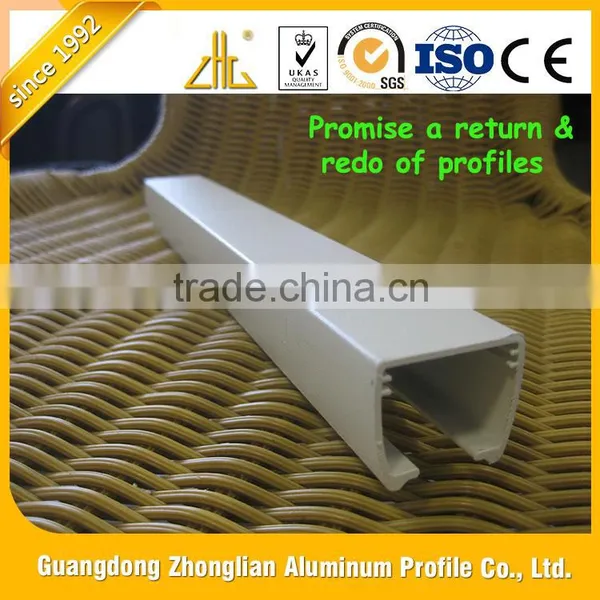 Wow!! Aluminium Angle Extrusion Profiles , Handle Aluminum Cabinet Round / Angle Led Trunk Profile, Thailand Aluminum Round Tube photo-5
