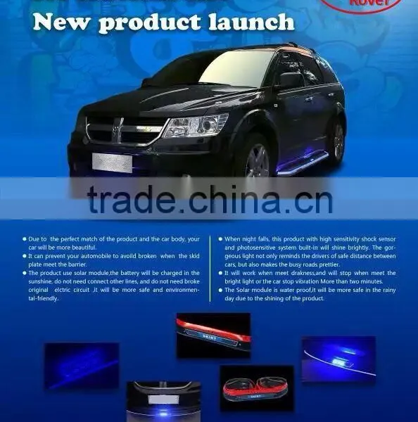 Universal Front Lip Wiith Solar Light ,good Quality Solar Light for Universal Car