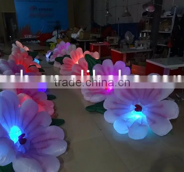 Lighted Inflatable Flowers for Decoration photo-3