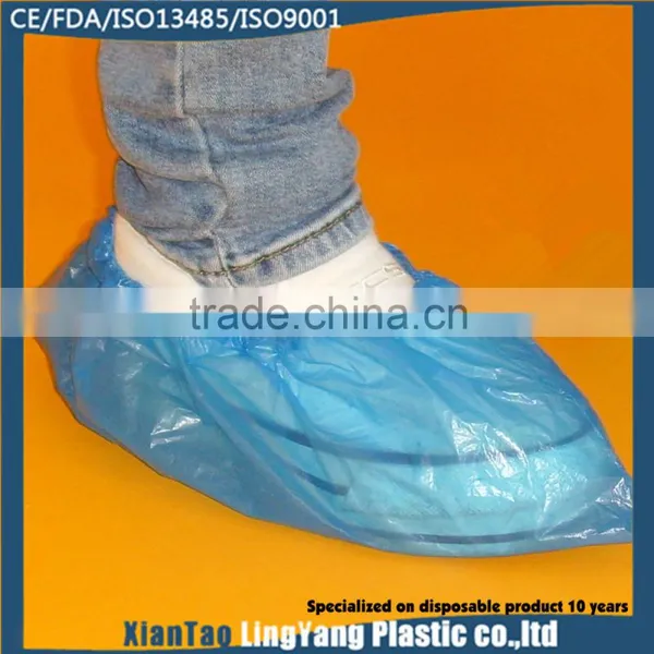 Cleanroom Use Disposable Competitive PE/CPE Disposable Overshoes photo-3
