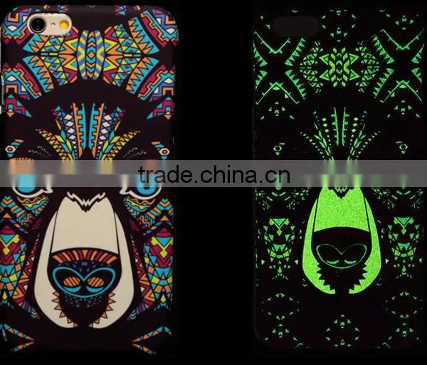 3D Luminous Lion Animal Pattern Back Hard Cover Case For Iphone 6 6Plus photo-4
