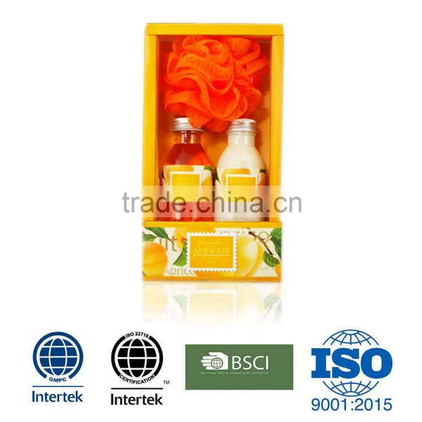 Apricot Premium Small Box Toiletry Gift Bath Set