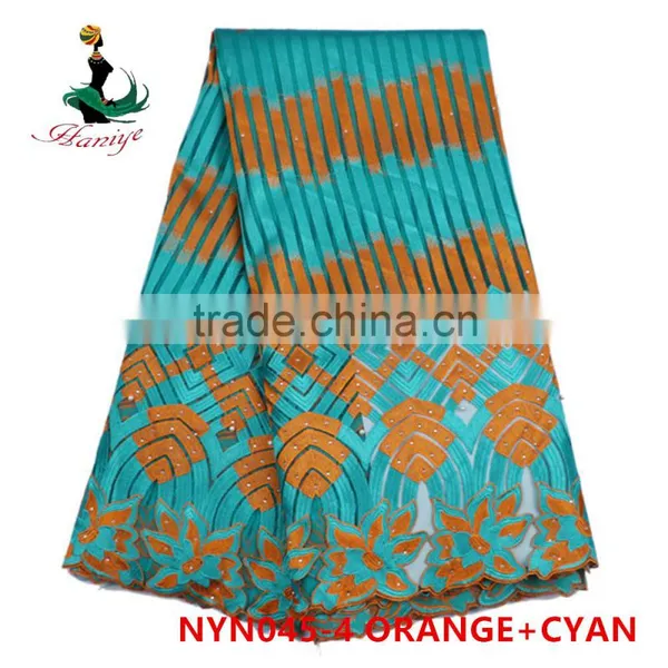 2016 Haniye African Tulle Lace Fabric African Tulle, Lace Fabric Price/NYN45 photo-2