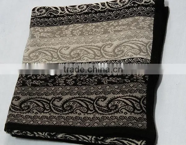 Winter Warm Cashmere Print Blanket. photo-2