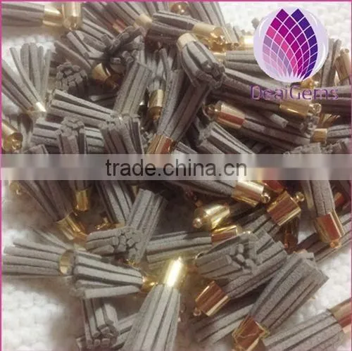 Wholesale Grey Imitation Leather Tassel Suede Leather Tassel