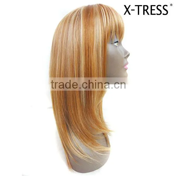 16inch 125g Machine Made HILIGHT Piano Mix Long 30 613 Most Popular Super Quality Mixed Synthetic High Tempreture Fibre BOB Wig photo-2