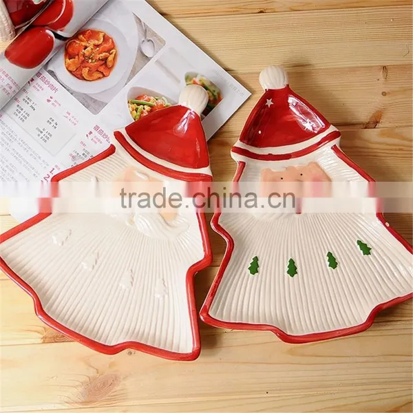 Christmas Father Cheap Porcelain Plate