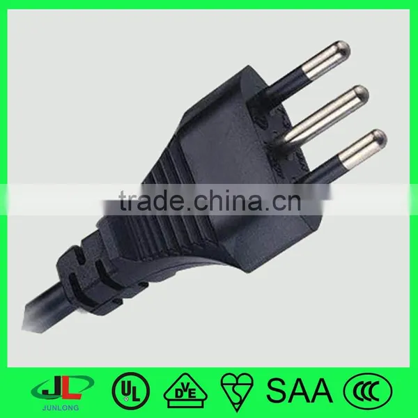 Italy Standard Approval Power Supply Cable/italy Male to Female Plug/Italy 3 Pin Power Plug Extension Cord photo-4