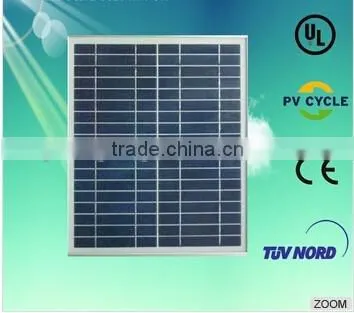 Using UV-Resistant Silicon Cells , 30W Polycrystalline Solar Power Panel